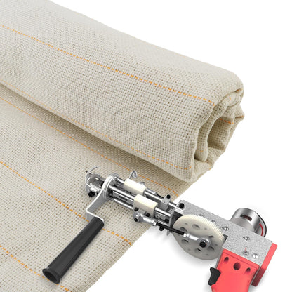 71"x40" Non-Slip Rug Backing Felt Cloth and 59"x40" Primary Tufting Cloth with Marked Lines, Tufting Yarn Fabric Frame for Carpet, Large Monks Kit for Cut Pile