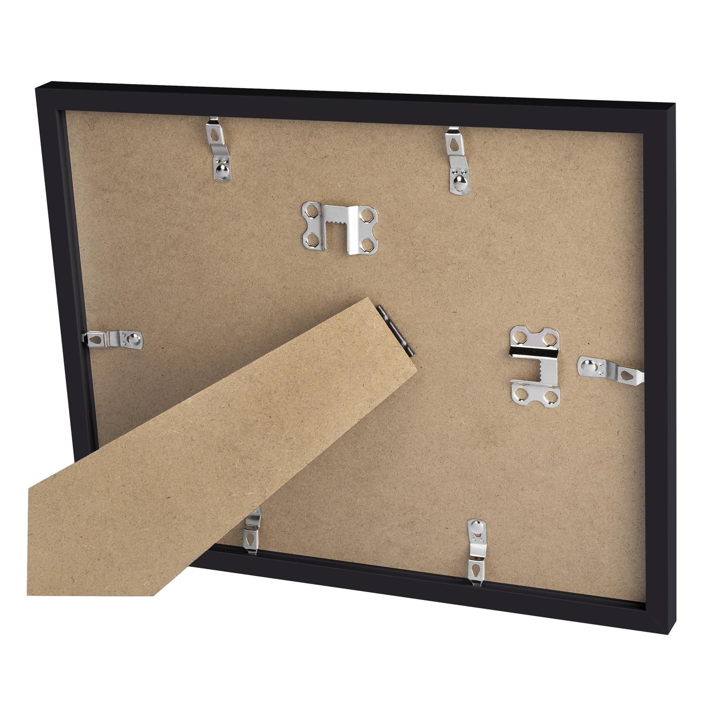 Certificate Frame with Clear Plexiglass, 8.5 by 11 Picture Diploma Document Degree Frames for Wall and Tabletop, Black, 1 Pack