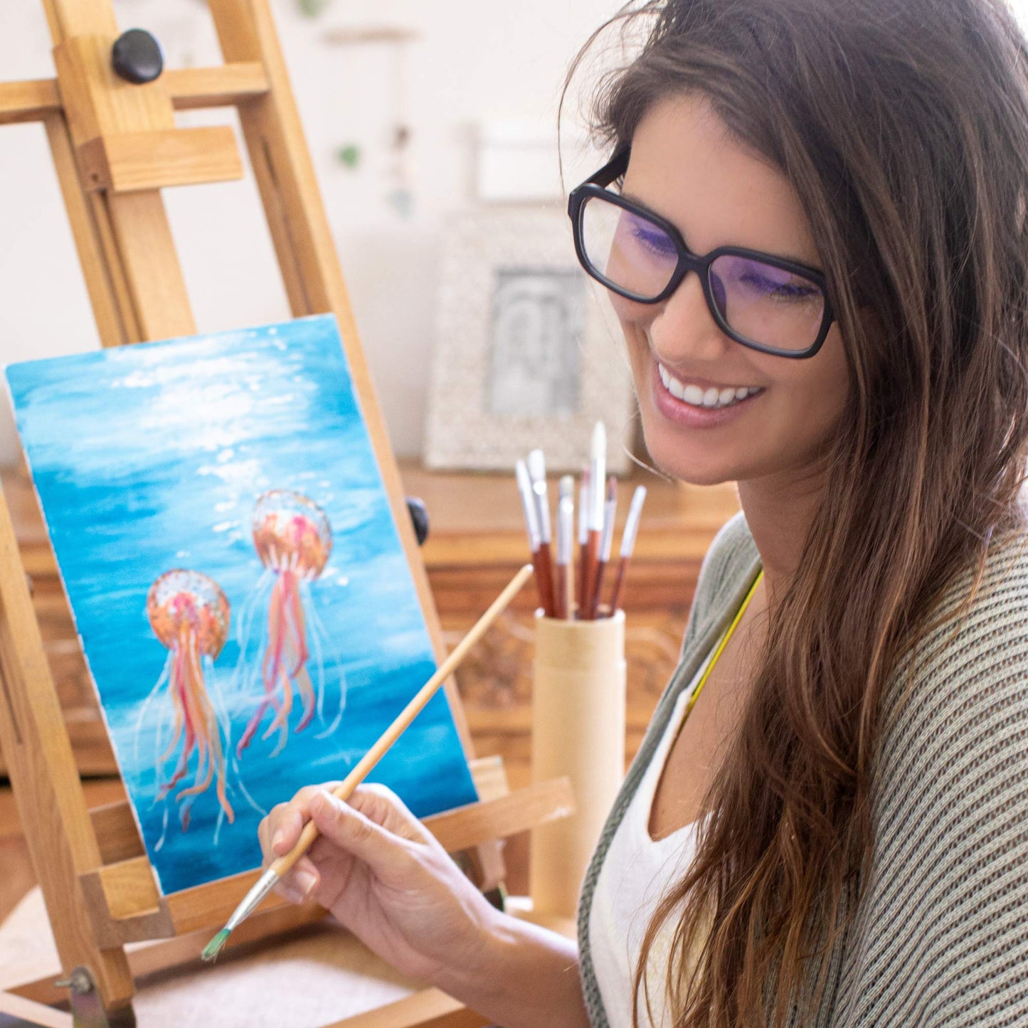 Oil Paint Set 48 x 12mL (0.4Oz) Pack of 48 Tubes of Oil Paints for Canvas Painting