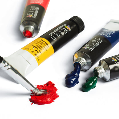 Professional Oil Paint Set, 24 Oil Paint Tubes 0.4oz, Artist Paint Set for Adults, Oil Based Paint for Canvas, Mini Oil Painting Set, Professional Paint Set Non Toxic, Oil Base Paint, Mini Paints