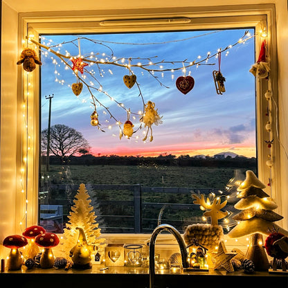 66FT 200 LED Christmas Fairy Lights Plug in with Remote and Timer, Waterproof Christmas String Lights Indoor Outdoor, Upgraded 8 Modes Twinkle String Lights for Bedroom Xmas Wedding Party(Warm White)