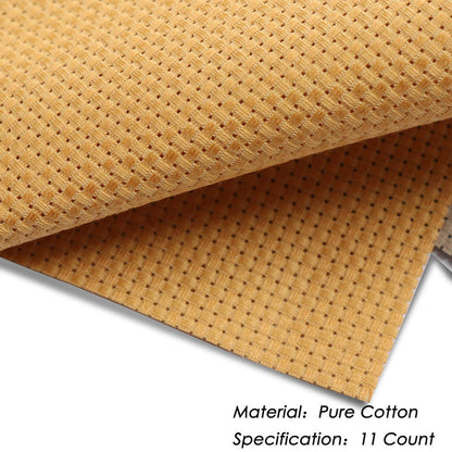 11pcs Cross Stitch Fabric DIY Cross Stitch Aida Cloth Fabric for Embroidery DIY Handmade Art Craft (5.9×5.9in)