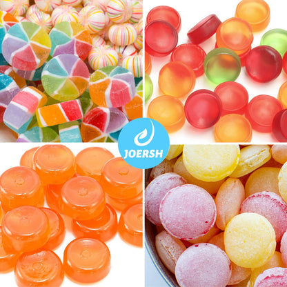 Round Candy Molds Silicone Molds for Hard Candy, Gummy, Caramels, Chocolate, Ganache, Ice Cubes, 220 Cavity