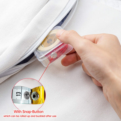 Tape Measure Measuring Tape for Body Fabric Sewing Tailor Cloth Knitting Home Craft Measurements,60-inch/150-cm Soft Multicolor Tape Measure Body Measuring Tape Set with Snap Button Closure,Dual Sided