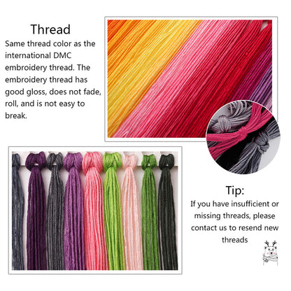 Stamped Cross Stitch Kits for Beginners Full Range of Cross Stitching Preprinted Pattern for Kids or Adults, Embroidery Needlepoint Starter Kits-Daisy vase, 15x18 inch