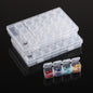 28 Grids, 2 Pack, Bead Storage Containers with 160pcs Label Stickers, Diamond Art, Bead Box, Diamond Painting Organizer