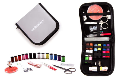 Sewing Kit - Home, Travel & Emergencies - Quality Notions, Scissor & Thread - Great Gift