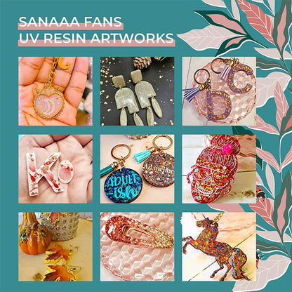 Clear Hard Type 200g Transparent UV Resin for DIY Resin Jewelry Making