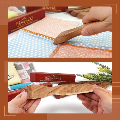 Wood Pressing Stick, Finger Iron, Seam Presser – A Handcrafted Sewing Tool for Quilters & Sewist.