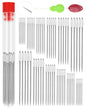60 PCS Large Eye Sewing Needles, 6 Sizes Hand Sewing Needles, Leather Needle Embroidery Thread Needle, Stainless Hand Quilting Needles with Threaders for Hand Sewing Art Crafts