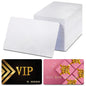 100 Pcs Sublimation Business Card Blanks – Double-Sided Aluminum Alloy Cards, Pearl Color, Thin & Smooth Sublimation Blanks for Printing & Personalization