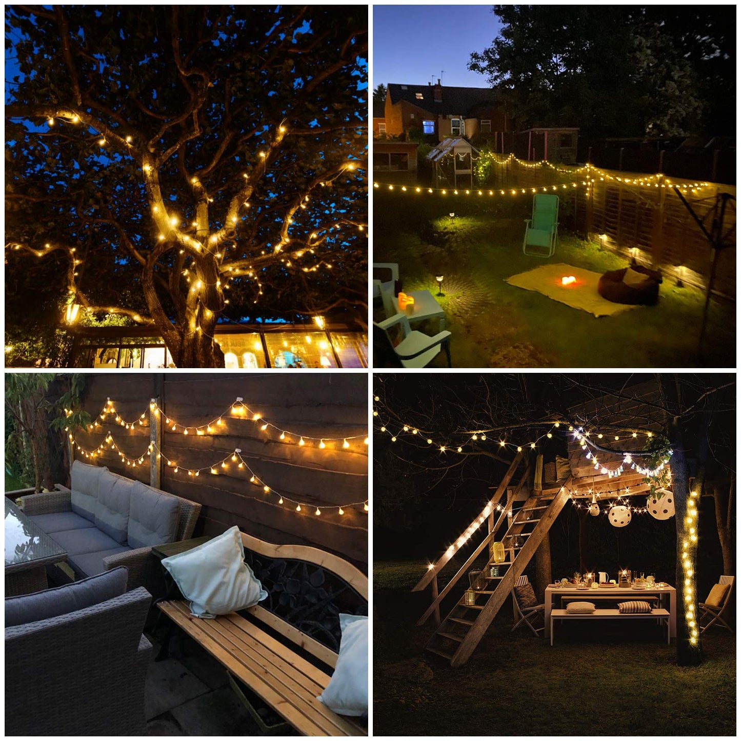 33 FT 80 LED Globe String Lights Battery Operated With Remote - Waterproof Indoor Outdoor Hanging Fairy Lights for Home, Party, Patio, Garden, Wedding, Christmas
