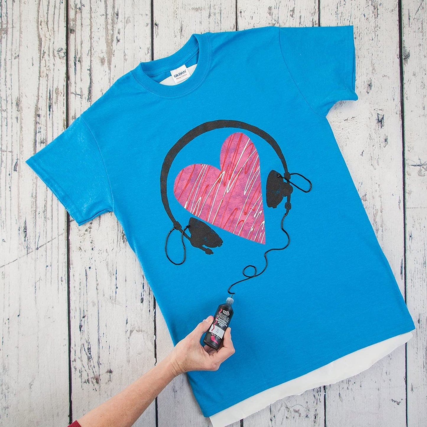 Fabric Paint Pack - Non-Toxic and Permanent 3D Puff Paint for Fashion Party, 20 Color Pack