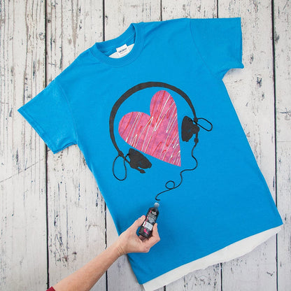 Fabric Paint Pack - Non-Toxic and Permanent 3D Puff Paint for Fashion Party, 20 Color Pack