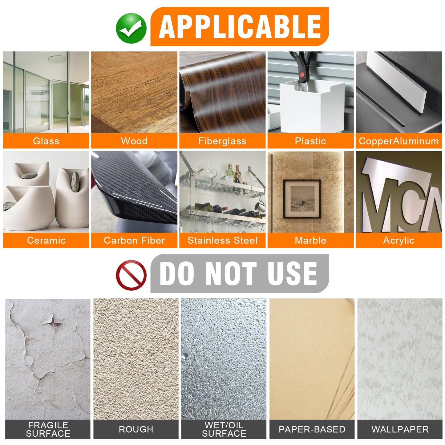 Double Sided Tape Heavy Duty 2 Pack, 1.2 Inch x 400 Inch ，Extra Large Nano Double Sided Adhesive Tape for Walls, Carpets, and Posters - Removable Reusable, Washable(33.3FT)