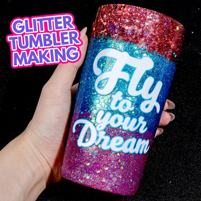 Holographic Chunky Glitter, 15 Colors Craft Glitter for Resin, Nail Body, Jewelry Arts and Crafts, with 5 Mixing Spoons