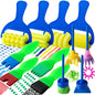 Kids Paint Brushes, 12 Pack Washable Painting Brushes for Toddlers Kids Early Learning Toys Foam Roller Sponge Arts Crafts Gift