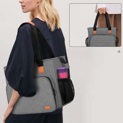 Embroidery Project Carrying Bag, Embroidery Kits Storage Bag Gray, (Bag Only)