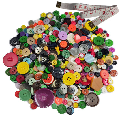 500-750Pcs Mixed Style Resin Buttons, Multiple Shapes, Mixed Colors Hand Sewing Craft, DIY Crafts, Kids Handmade Button Painting, DIY Handmade Decoration