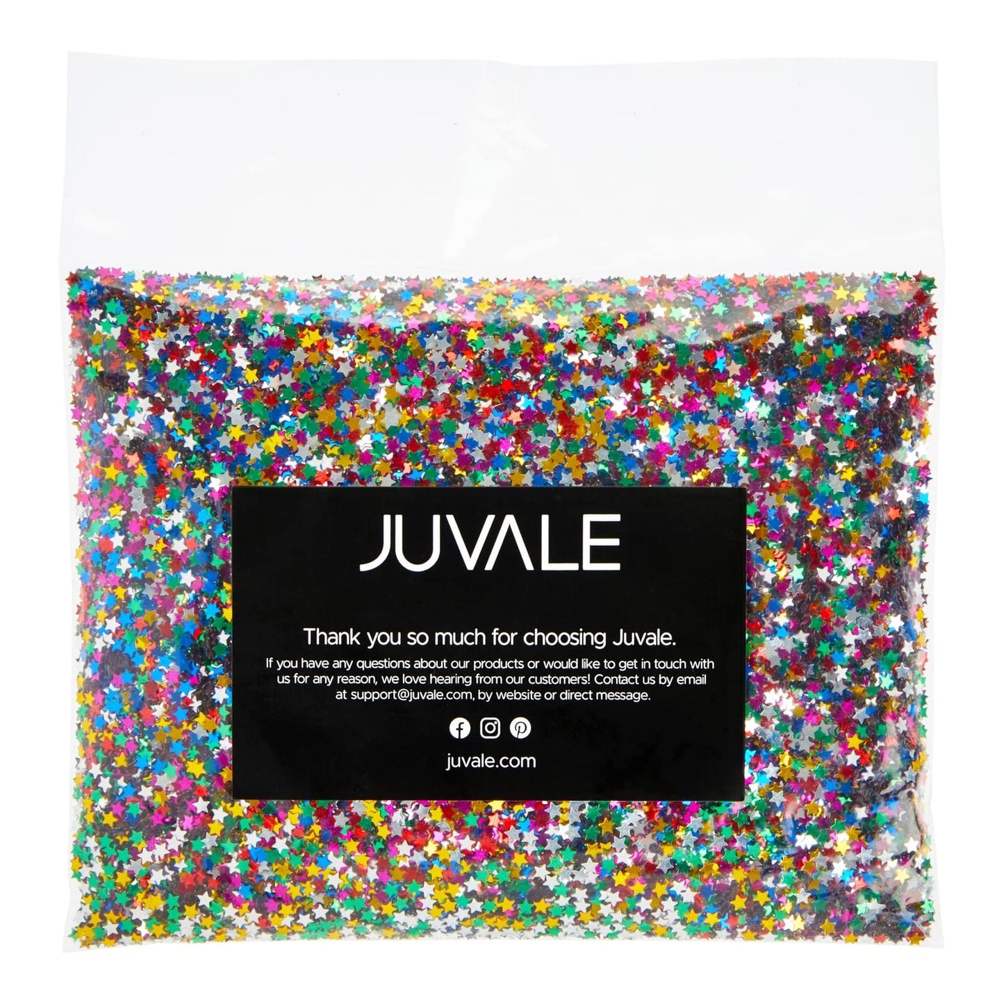 Rainbow Star Confetti for Table Decor - Metallic Foil Glitter Stars & Sequins - Rainbow Glitter Confetti for Birthday Party, Wedding & DIY Crafts