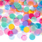 1 Inch Multicolor Round Tissue Confetti (Mixed Colors, 3.5oz)