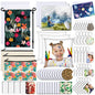 128-Piece Sublimation Blank Products Starter Kit - Perfect for Personalized Printing DIY Crafts, Custom Gifts for Easter, Mother's Day, Children's Day, and Home Decor