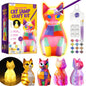 Paint Your Own Cat Lamp Kit, Art Supplies Arts & Crafts Kits, Painting kit for Kids 6-12, Arts and Crafts for Kids Ages 8-12, Toys Girls Boy Birthday Easter Gift Ages 3 4 5 6 7 8 9 10 11 12+