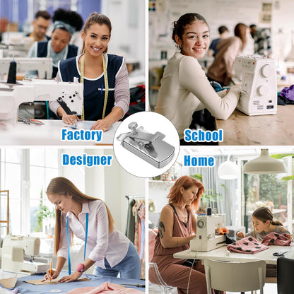 Magnetic Seam Guide for Sewing Machine, Magnetic Sewing Guide with Clip, Hemmer Guide, Multifunctional Hem Guide, Universal Sewing Machine Attachments, Sewing Supplies Accessories