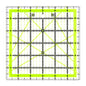 Quilting Ruler (6"X6") 1 Pack, Square Quilting Rulers Fabric Cutting Ruler Acrylic Quilters Rulers Clear Mark for Easy Precision Cutting and Crafts Quilting and Sewing
