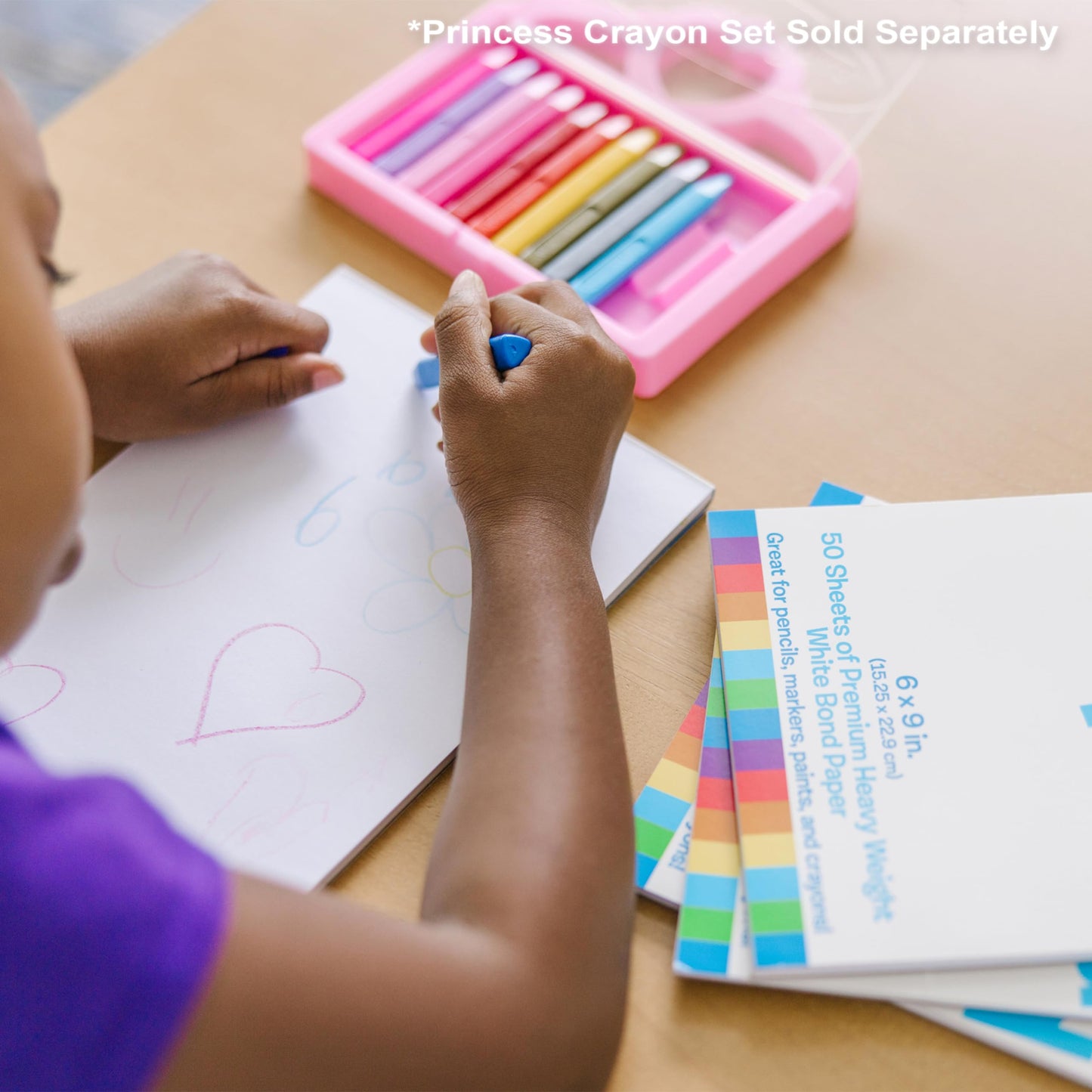 Melissa & Doug Drawing Paper Pad (6 x 9 inches) - 50 Sheets, 4-Pack