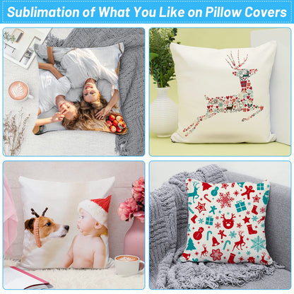 128-Piece Sublimation Blank Products Starter Kit - Perfect for Personalized Printing DIY Crafts, Custom Gifts for Easter, Mother's Day, Children's Day, and Home Decor