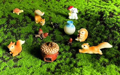 Miniature Fairy Garden Accessories, Figurines, Landscape Set, Potted Horticulture Ornaments for Decoration