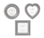 Classic Small Picture frame Set of 3 Cute Mini Photo Frame Set 2.5x2.5 inch for Tabletop Display Desk Picture Frame Perfect for Christams Home Decor Wedding Graduation Milestone Photos -