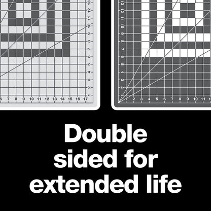 Self Healing Cutting Mat for Quilting, Arts and Crafts, 18" x 24" Grid, Sewing Mat, Craft Cutting Board, Sewing Supplies and Quilting Tools