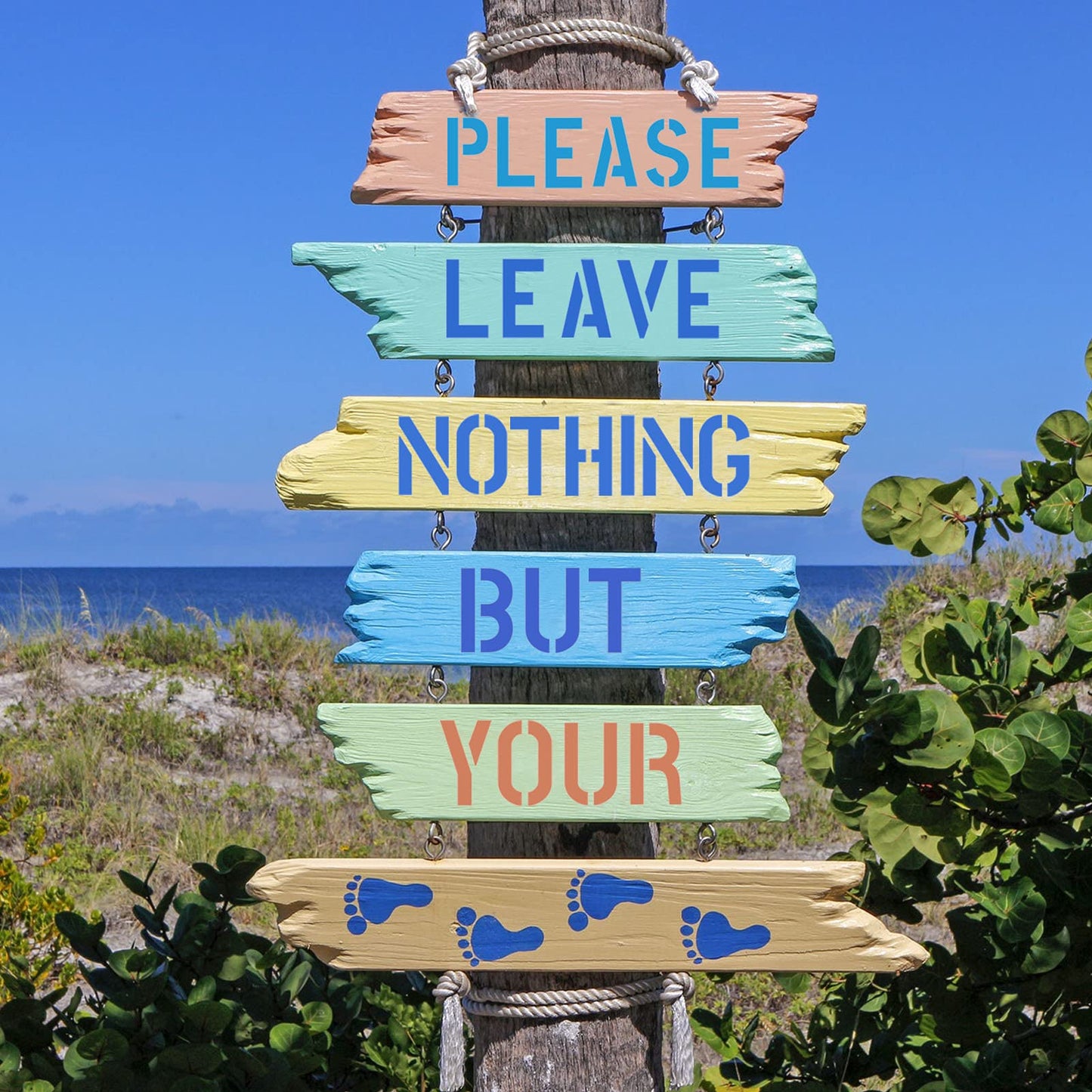 2 Inch Letter Stencils Symbol Numbers Craft Stencils, 42 Pcs Reusable Alphabet Templates Interlocking Stencil Kit for Painting on Wood, Wall, Fabric, Rock, Sign, DIY Art Projects