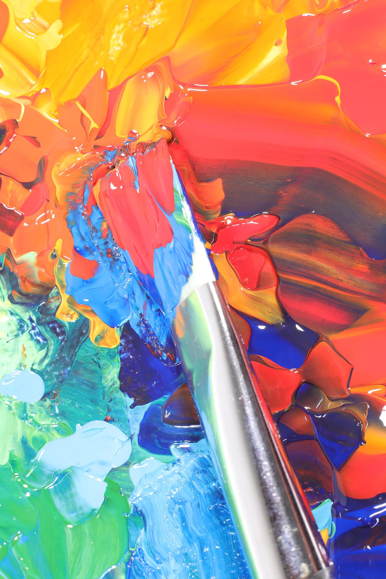 Acrylic Paint Set 24 Colours 36ml, Perfect for Canvas, Wood, Fabric, Leather, Cardboard, Paper, MDF and Crafts