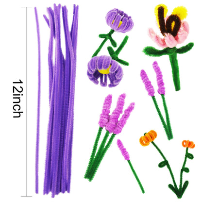 862 Pieces Kids Art & Craft Supplies Set DIY Activities & Parties Pipe Cleaners Craft Set 200 Pcs Pipe Cleaners 454 Pcs Pom Poms 208 Pcs Wiggle Eyes Self Adhesive1