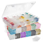 3 Pack Bead Storage Organizer Box with 36 Grids and Removable Dividers - Plastic Bead Box for Craft, Jewelry and Earrings