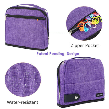 Crochet Hook Case - Stand Up Organizer - Unique Design - Knitting & Crochet Supplies Holder