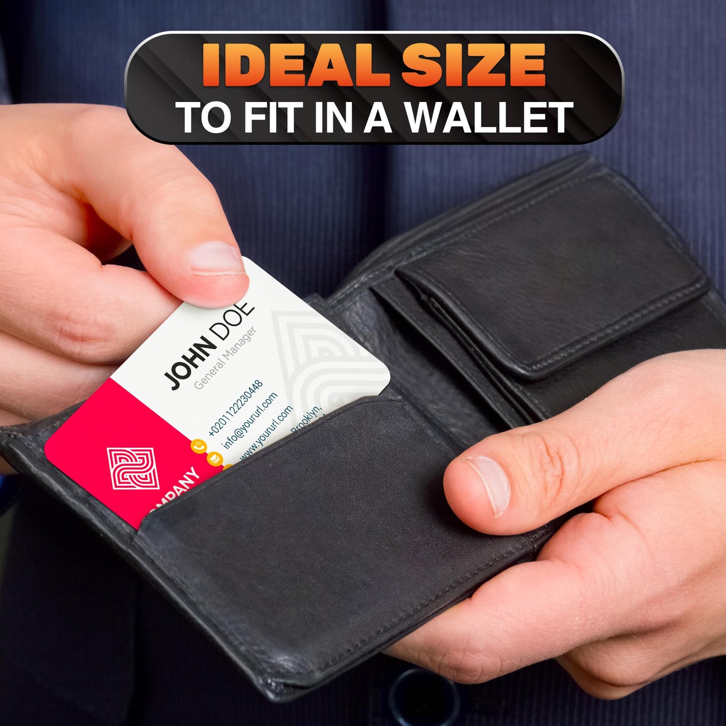 100 Pcs Sublimation Business Card Blanks – Double-Sided Aluminum Alloy Cards, Pearl Color, Thin & Smooth Sublimation Blanks for Printing & Personalization