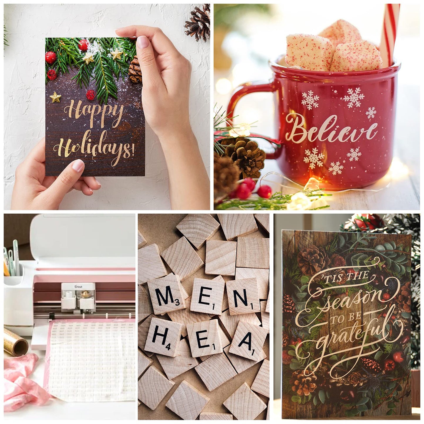 Deep Cut Blade and Holder Compatible with Explore 3/Air 2/Air/One/Maker 3/Maker Cutting Machine Replacement Blades for Glitter Vinyl, Cardstock, Adhesive Foil, Vellum