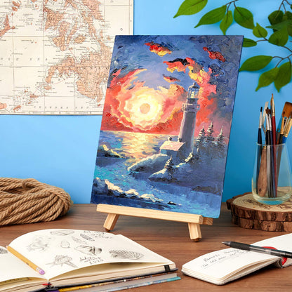 Oil Paint Set – 24 Multicolor Tubes (0.4 Fluid Ounces Each), Vibrant Oil-Based Paints for Canvas & Art Projects