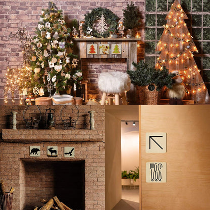 Unfinished Wood Pieces, 50Pcs 4 x 4 Inch Blank Natural Wood Square Wooden Cutouts Board for DIY Crafts Painting, Scrabble Tiles, Coasters, Decoration