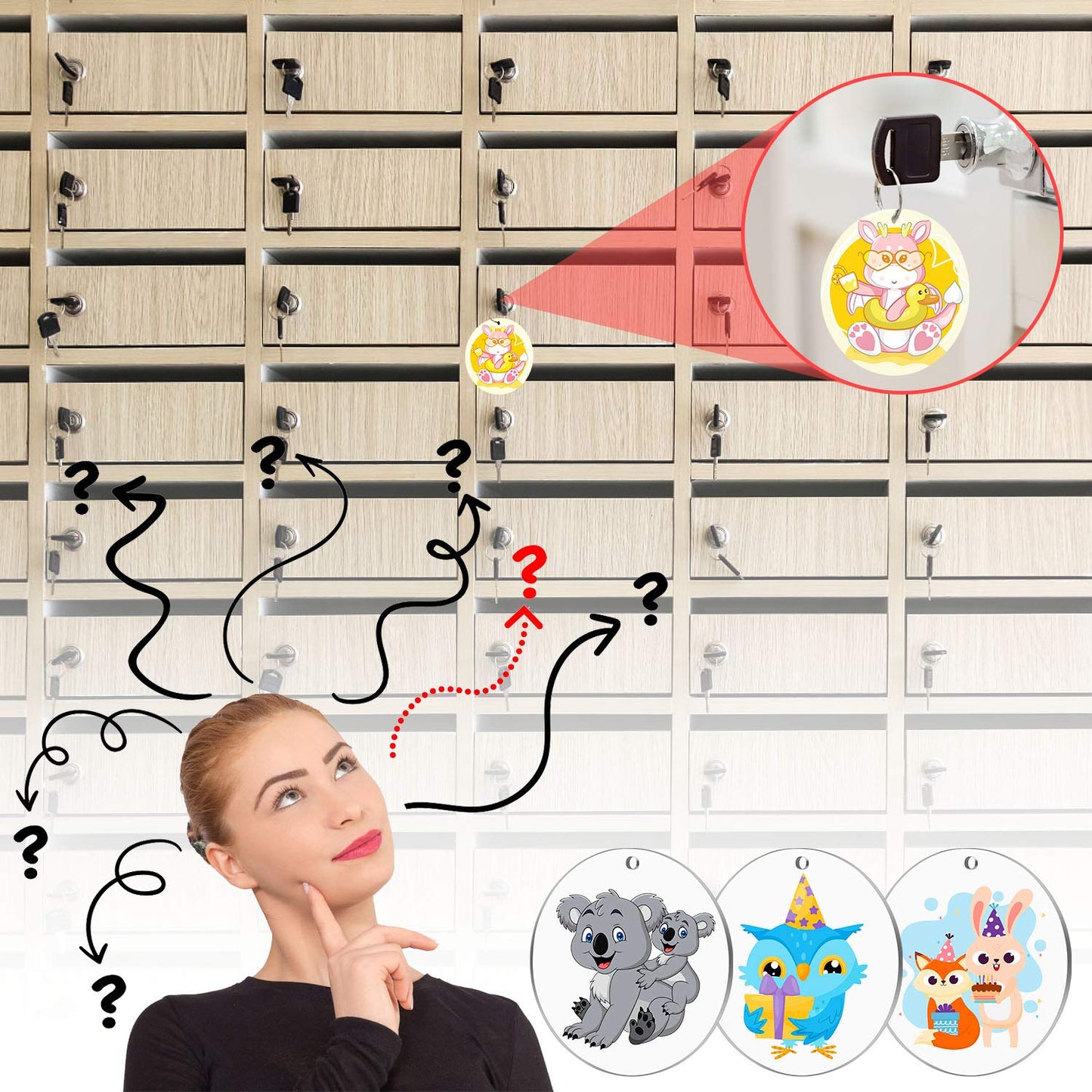 Acrylic Keychain Blanks for Vinyl, Ornament Acrylic Blanks Keychain Bulk Clear Acrylic Round with Hole for Engraving DIY Projects, Art Crafts (2.5 Inch, 30 Pcs)