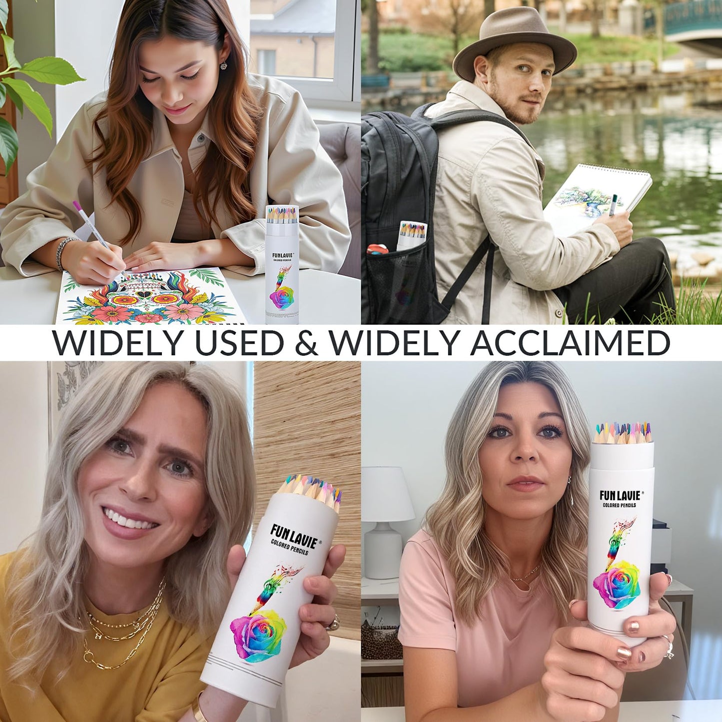 Colored Pencils 48 Coloring Pencils Premium Professional Art Drawing Pencil for Adults Coloring Book