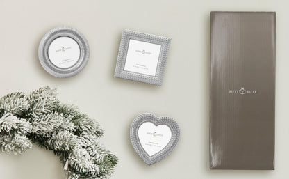 Classic Small Picture frame Set of 3 Cute Mini Photo Frame Set 2.5x2.5 inch for Tabletop Display Desk Picture Frame Perfect for Christams Home Decor Wedding Graduation Milestone Photos -