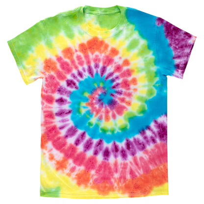One-Step Tie-Dye Kit Party for 5, 15 Rainbow Colors for Fabric