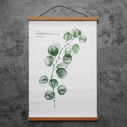 Magnetic Poster Hanger Frame, 12x16 12x18 12x24 Teak Wood Magnet Poster Frame for Posters, Prints, Photos, Pictures, Maps, Scrolls, and Canvas Artwork