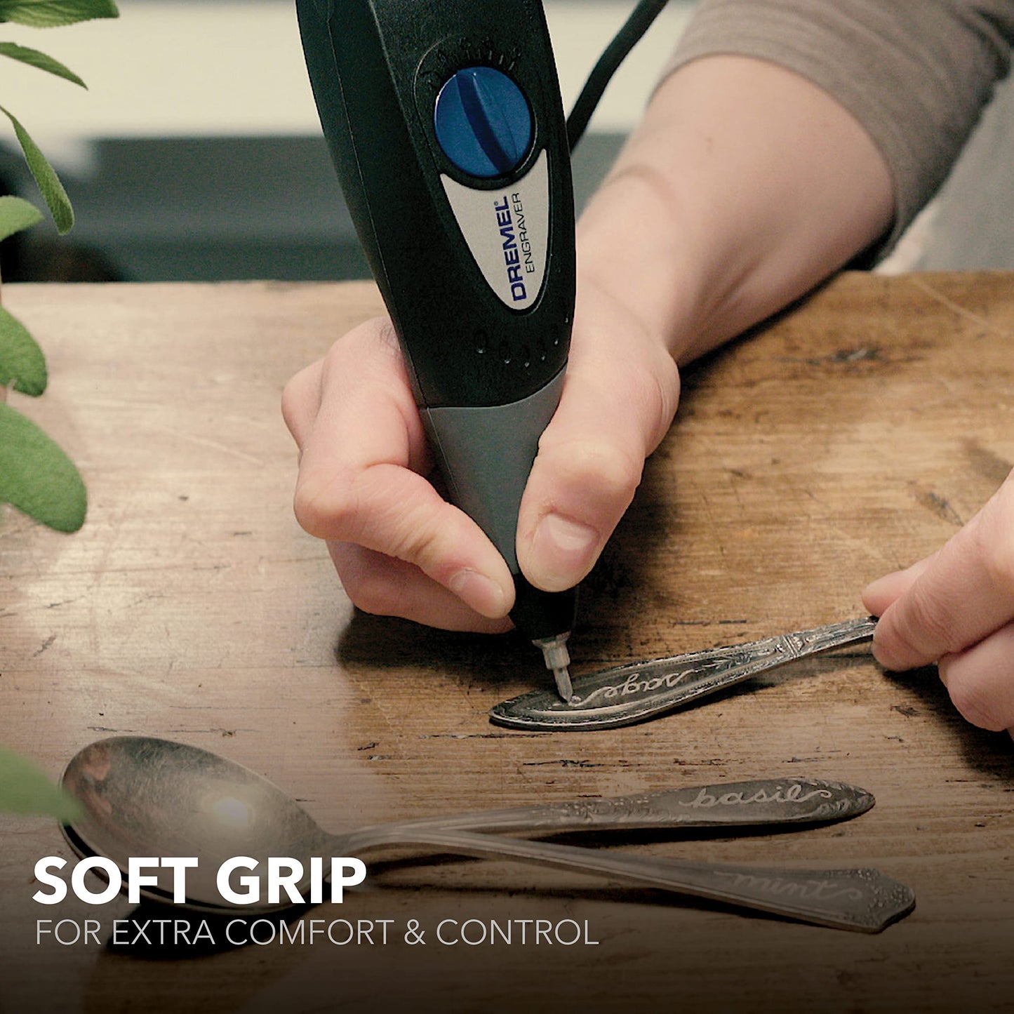 120-Volt Engraver Rotary Tool with Stencils - Crafting Machine Perfect for DIY Personalizing and Engraving Leather, Metal, Glass, and Wood , Black, 290-02