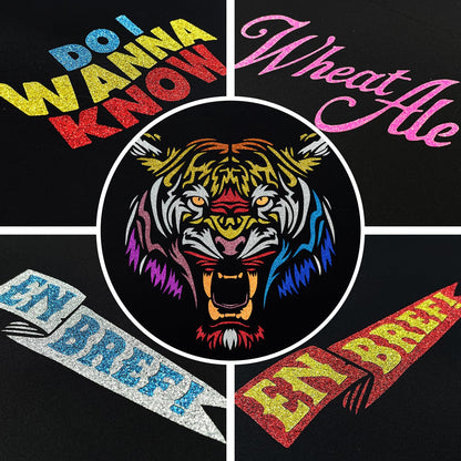 Silver Glitter Heat Transfer Vinyl 12" x 8 ft HTV for Shirts, Glitter HTV for All Cutter Machine - Easy to Cut & Weed for Heat Vinyl Design (Silver)